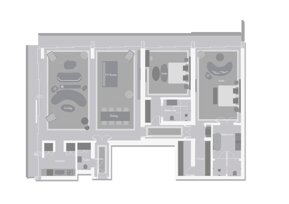 Philippe Starck- 圣保罗瑰丽酒店 Rosewood São Paulo_Suite de dois quartos.webp.jpg