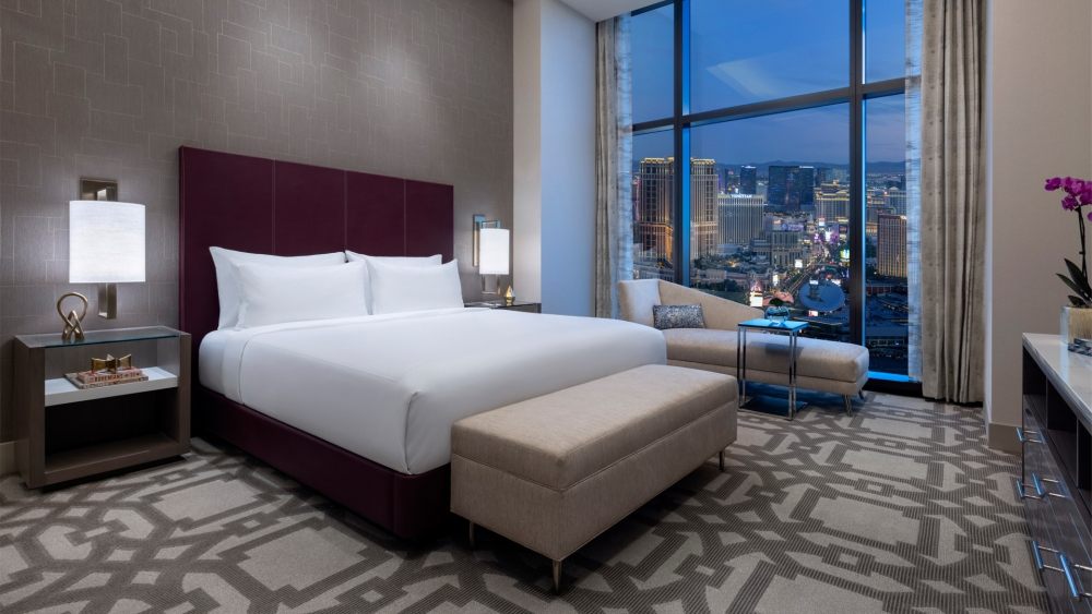 拉斯维加斯Crockfords酒店  Crockfords Las Vegas_LASCF_Standard_Deluxe_Bedroom_V1.webp.jpg