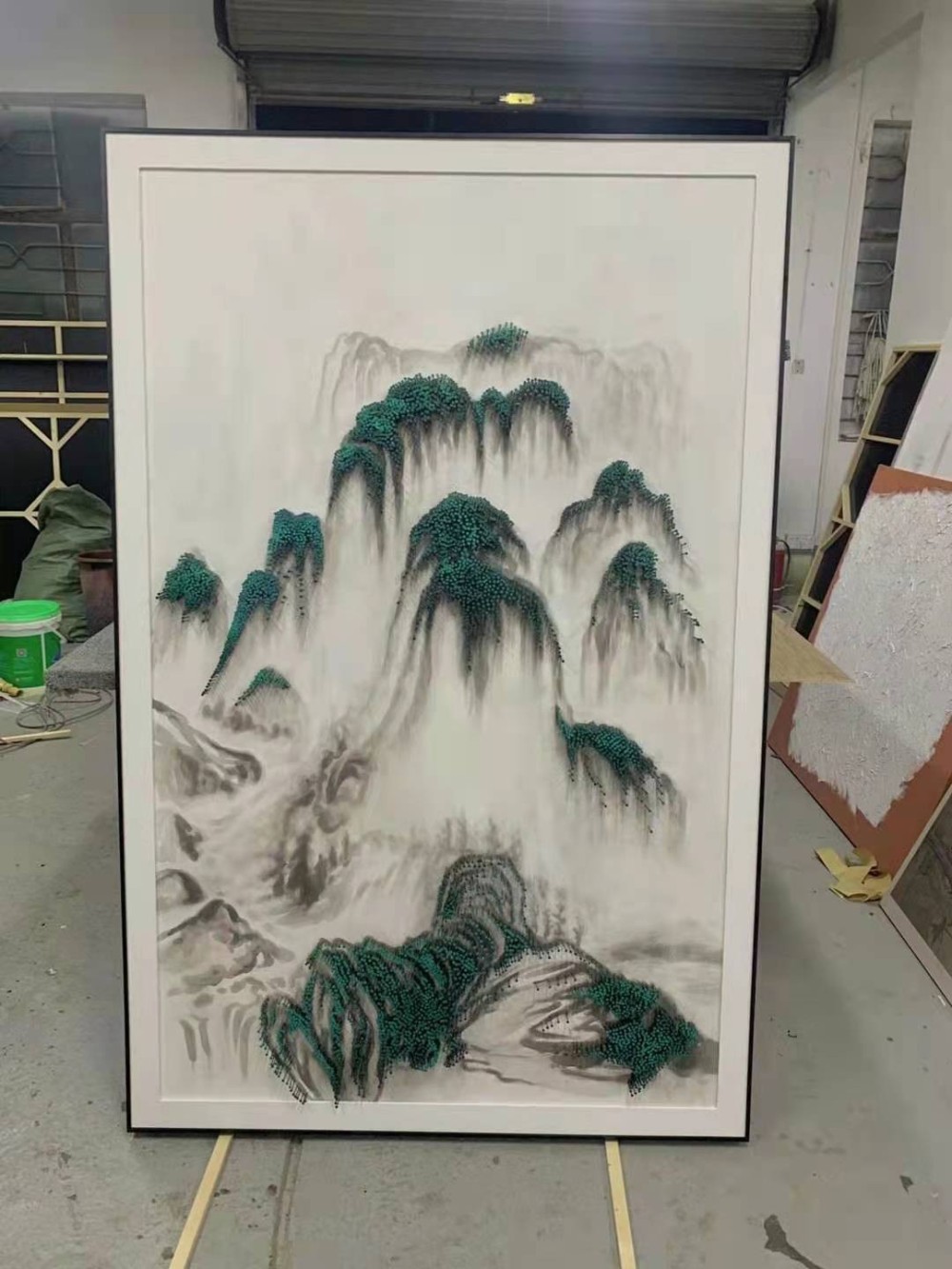 装饰画工厂-钉子画_手绘底加实物钉子8.jpg